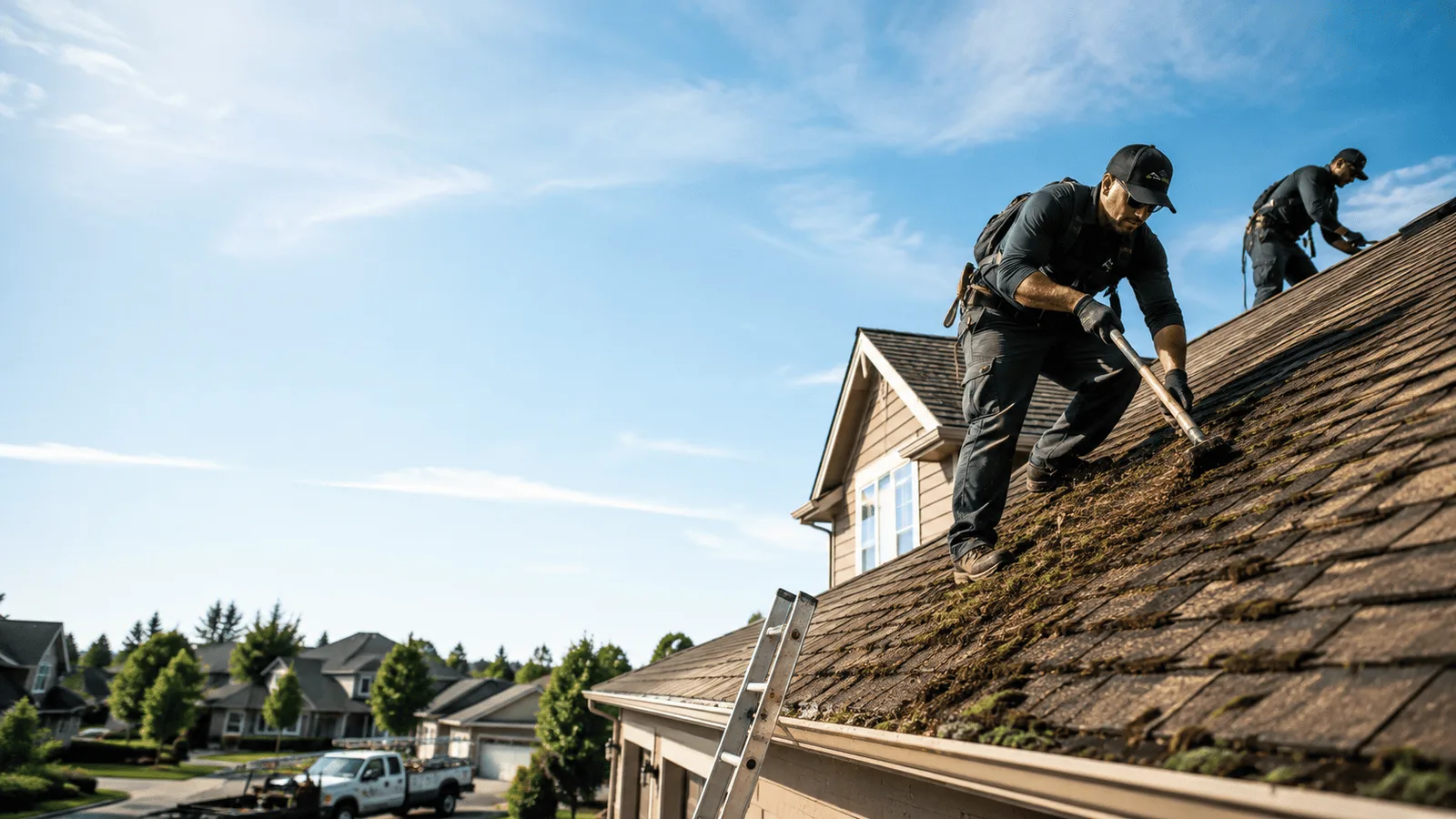 Roof Moss Removal in Green, KS near me